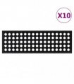 vidaXL Stair Treads 10 pcs 25x75 cm Rubber