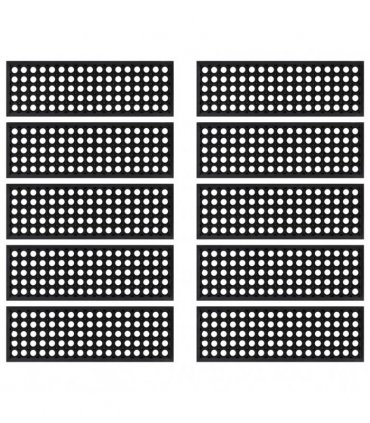 vidaXL Stair Treads 10 pcs 25x75 cm Rubber