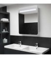 vidaXL LED Bathroom Mirror Cabinet 68x9x80 cm