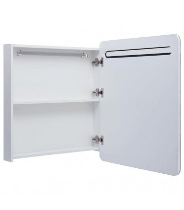 vidaXL LED Bathroom Mirror Cabinet 68x9x80 cm