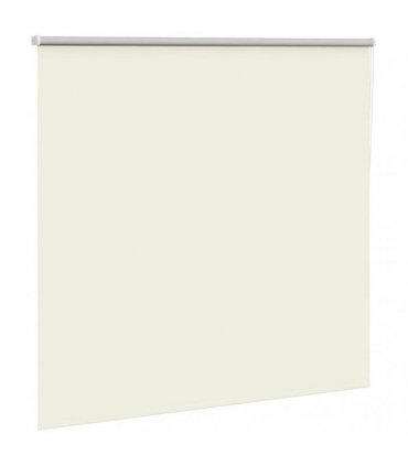 vidaXL Roller Blind Blackout Off White 150x150 cm Fabric Width 146.6 cm Polyester
