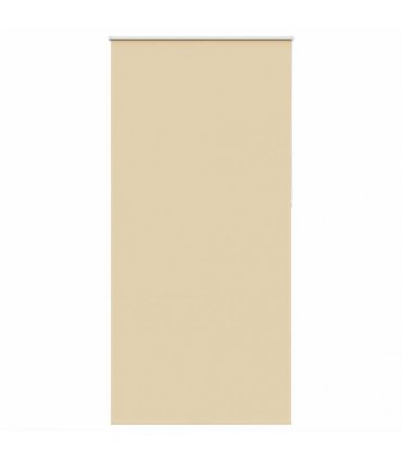 vidaXL Roller Blind Blackout Beige 90x210 cm Fabric Width 85.7 cm Polyester