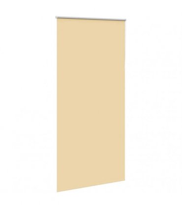 vidaXL Roller Blind Blackout Beige 90x210 cm Fabric Width 85.7 cm Polyester