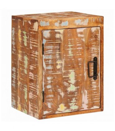 vidaXL Bedside Table 2 pcs Brown 35 x 33 x 48 cm Solid Reclaim wood