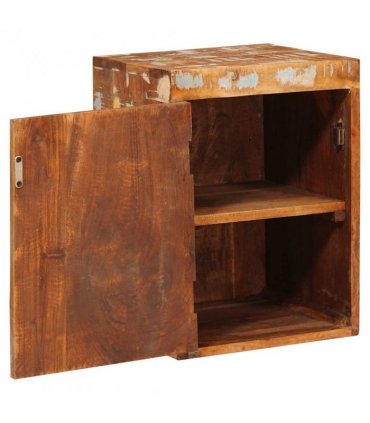 vidaXL Bedside Table 2 pcs Brown 35 x 33 x 48 cm Solid Reclaim wood