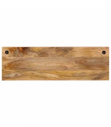 vidaXL Wall-mounted Coat Rack with 5 Hooks Solid Wood Mango