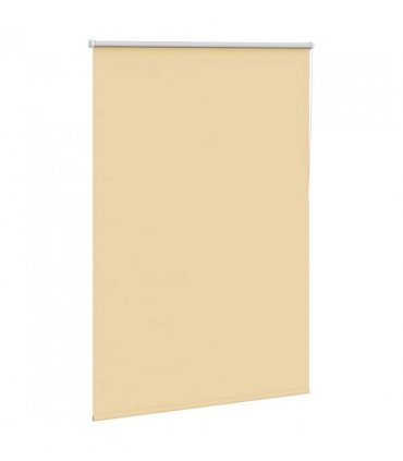 vidaXL Roller Blind Blackout Beige 100x175 cm Fabric Width 95.7 cm Polyester