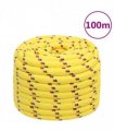 vidaXL Boat Rope Yellow 20 mm 100 m Polypropylene