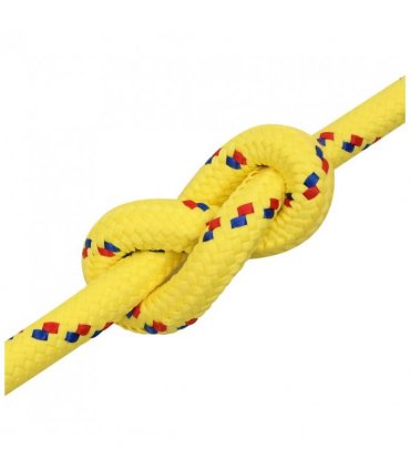 vidaXL Boat Rope Yellow 20 mm 100 m Polypropylene