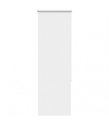 vidaXL Roller Blind Blackout White 60x130 cm Fabric Width 55.7 cm Polyester