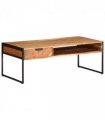 vidaXL Coffee Table 110x55x40 cm Solid Wood Acacia