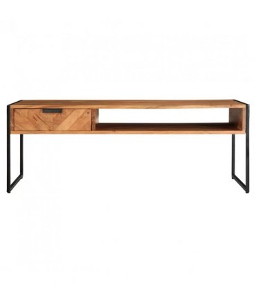 vidaXL Coffee Table 110x55x40 cm Solid Wood Acacia