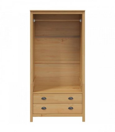 vidaXL Wardrobe HILL Honey Brown 84 x 50 x 170 cm Solid Pine Wood