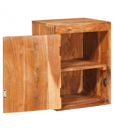 vidaXL Bedside Table 2 pcs Brown 35 x 33 x 48 cm Solid Wood Acacia