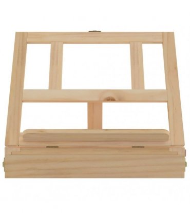 vidaXL Table Easel with Drawer 33.5x25.5x7 cm Solid Wood Pine