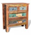 vidaXL Vintage Cabinet | Multicolour | Reclaimed solid wood | Medium | Storage
