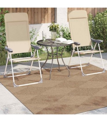 vidaXL Area Rugs Square AGIRA Natural 240 x 240 cm Polyester