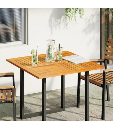 vidaXL Table Top 90x90x2.2 cm Square Solid Wood Acacia