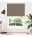vidaXL Roller Blind Blackout Coffee 160x230 cm Fabric Width 156.6 cm Polyester