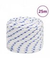 vidaXL Boat Rope White 18 mm 25 m Polypropylene