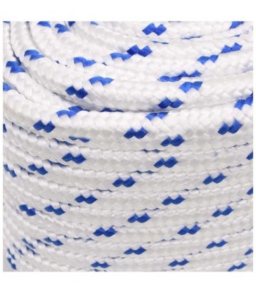 vidaXL Boat Rope White 18 mm 25 m Polypropylene