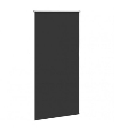vidaXL Roller Blind Blackout Black 85x150 cm Fabric Width 80.7 cm Polyester
