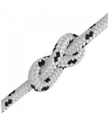 vidaXL Braided Boat Rope Polyester 10 mm 250 m White