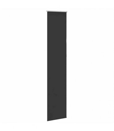 vidaXL Roller Blind Blackout Black 55x210 cm Fabric Width 50.7 cm Polyester