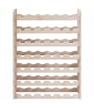 vidaXL Wine Rack 67.5x25x87 cm Solid Wood Pine