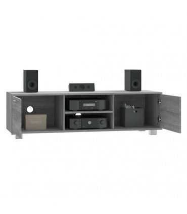 vidaXL TV Cabinet Grey Sonoma 140x40.5x35 cm Engineered Wood