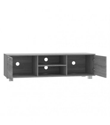 vidaXL TV Cabinet Grey Sonoma 140x40.5x35 cm Engineered Wood