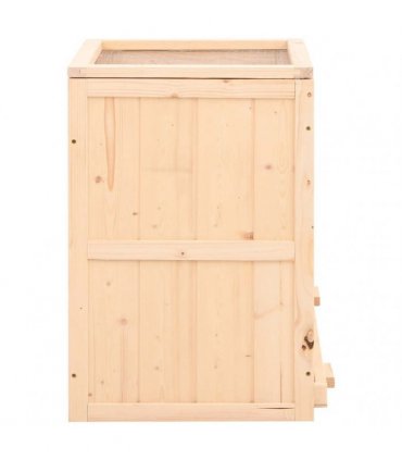 vidaXL Hamster Cage 81x40x60 cm Solid Wood Fir