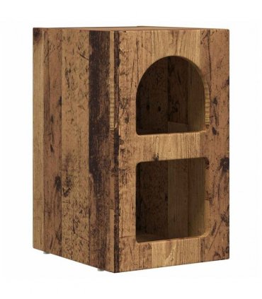 vidaXL Bedside Table ELST 2 pcs Old Wood 29.5 x 33.5 x 50 cm