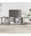 vidaXL TV Cabinet Grey Sonoma 203x37x50 cm Engineered Wood