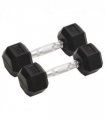 vidaXL Dumbbells 2 pcs 10 kg Total Cast Iron