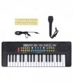 vidaXL 37 Keys Piano Electric Keyboard with Microphone for Kids