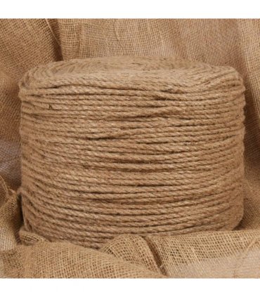 vidaXL Rope 100% Jute 6 mm 500 m