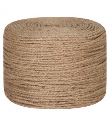 vidaXL Rope 100% Jute 6 mm 500 m