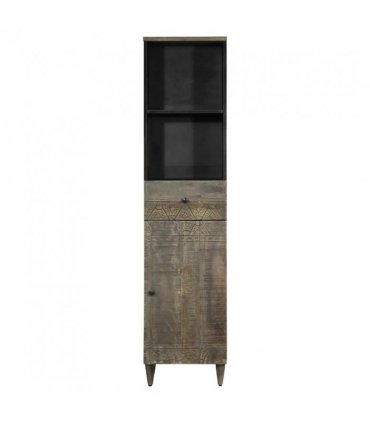 vidaXL Bathroom Cabinet 38x33x160 cm Solid Wood Mango