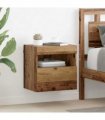 vidaXL TV Wall Cabinet Old Wood 40 x 30 x 40 cm Engineered Wood