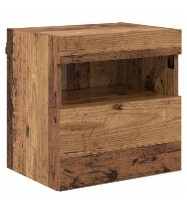vidaXL TV Wall Cabinet Old Wood 40 x 30 x 40 cm Engineered Wood