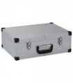 vidaXL Tool Suitcase 46x33x16 cm Silver Aluminium