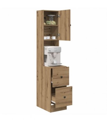 vidaXL Kitchen Sideboard with Drawer Artisan Oak 32 x 50 x 180 cm