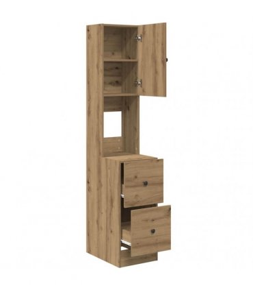 vidaXL Kitchen Sideboard with Drawer Artisan Oak 32 x 50 x 180 cm