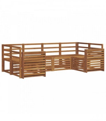 vidaXL Sectional Sofa Set 6 pcs Natural