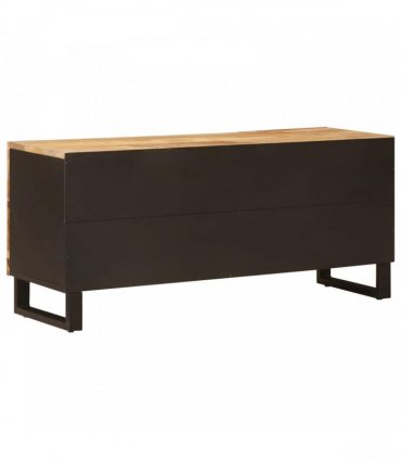 vidaXL TV Cabinet with Shelf Brown 105 x 33 x 46 cm Solid Mango Wood