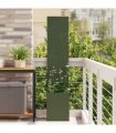 vidaXL Garden Privacy Screen Olive green 32 x 150 cm Cold-rolled steel