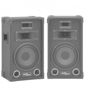 vidaXL Professional Passive Hifi Stage Speakers 2 pcs 800 W Black