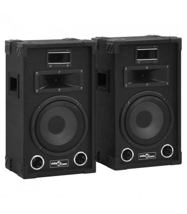 vidaXL Professional Passive Hifi Stage Speakers 2 pcs 800 W Black