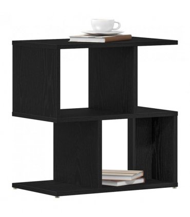 vidaXL Bedside Cabinet 2 pcs Black Oak 50 x 30 x 51,5 cm